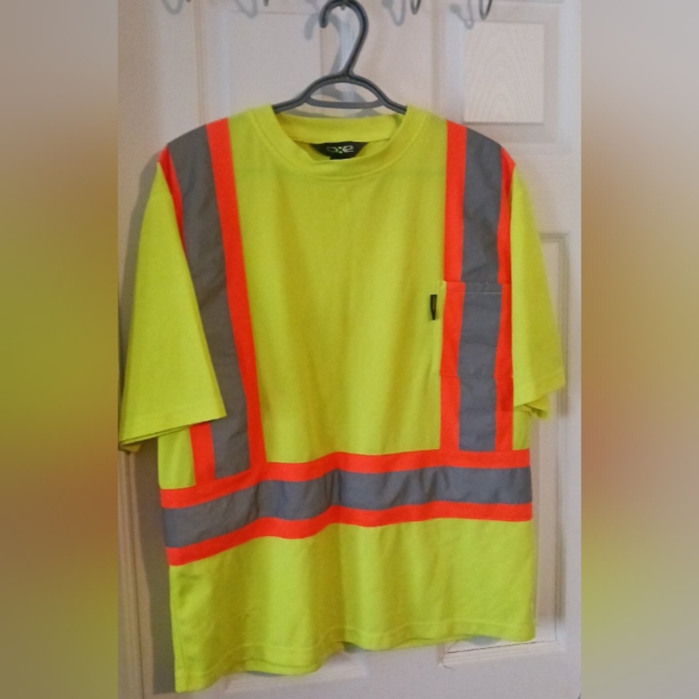 X2 Neon Yellow Safety Shirt